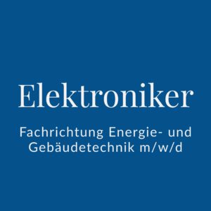 Ausbildung in Rendsburg Elektroniker FR Energie und Gebäudetechnik bei Storm